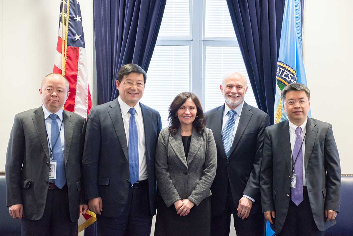 FTC, DOJ, and China officials meeting at the FTC