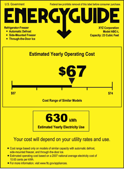 New Energy Guide Label (Click for full size)