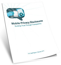 cover of FTC mobile privacy report