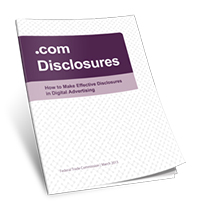 cover of dot com disclosures report