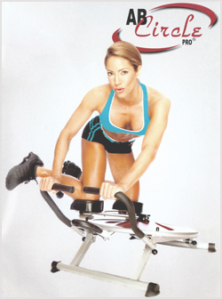 image of woman working out on Ab Circle Pro