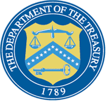 The Department of the Treasury seal 1789