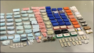 On August 19, 2022, DEA Phoenix seized approximately 630,000 fentanyl pills and 41 kilograms of fentanyl powder supplied by Jesus Leon in the Phoenix area. Among other markings, the fentanyl packaging was stamped with “Chapiza,”  a reference to Los Chapitos.